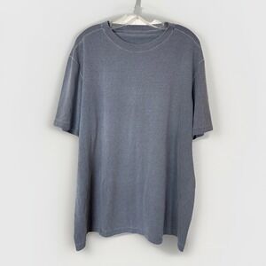 Lululemon Men's Athletic T-Shirt XXL Gray Crewneck Short Sleeve  Performance Tee